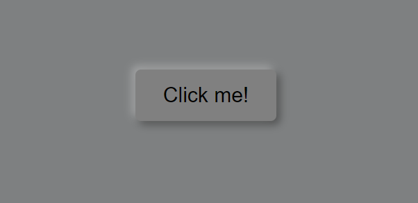 neumorphic grey button